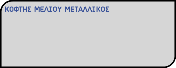 ΚΟΦΤΗΣ ΜΕΛΙΟΥ ΜΕΤΑΛΛΙΚΟΣ